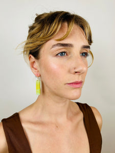 DRAPER BAR - Multicolor Cast Resin Earrings