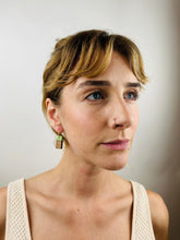 Load image into Gallery viewer, TAB - Walnut Wood Earrings with Jade Resin
