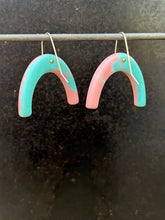 Load image into Gallery viewer, DRAPER BOW -  Earrings in a Multicolor Resin Blend
