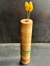 Load image into Gallery viewer, SELECT SMALL WALL VASE - Baton in American Cherry and Cast Resin
