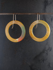 DRAPER HOOP - Multicolor Cast Resin Earrings 2