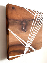 Load image into Gallery viewer, WOOD &amp; RESIN ART - Ray Series in Spalted Elm and White Resin - 3
