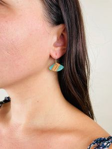 GINKGO - Earring in Jade Resin