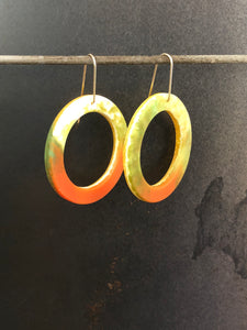 DRAPER HOOP - Multicolor Cast Resin Earrings 2