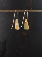 Load image into Gallery viewer, POINTS - Cast Resin Earrings in a Multi-Color Blend
