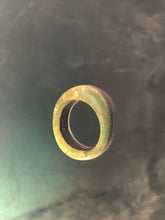 Load image into Gallery viewer, MOLLIS RING - Size 9 Walnut Wood Ring with Multi Color Cast Resin

