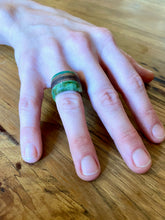 Load image into Gallery viewer, MOLLIS RING - Walnut Wood Ring with Multi Color Cast Resin
